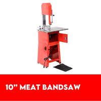 Meat Cutting Band Saw 10&quot; meat mincer Bandsaw Sausage Filler Slicer Grinder
