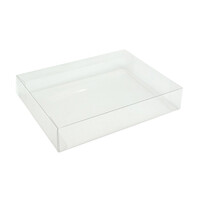 100 Pack of 15*15*4cm Clear PVC Plastic Folding Packaging Small rectangle/square Boxes for Wedding Jewelry Gift Party Favor Model Candy Chocolate Soap
