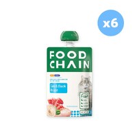 FOOD CHAIN Tuna &amp; Duck Recipe Wet Cat Food 80gX6