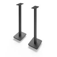Kanto SP32PL 32&quot; Tall Bookshelf Speaker Floor Stands - Pair, Black