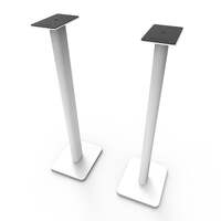 Kanto SP32PLW 32&quot; Tall Bookshelf Speaker Floor Stands - Pair, White