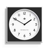 Newgate Burger &amp; Chips Wall Clock Black