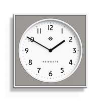 Newgate Burger &amp; Chips Wall Clock Posh Grey