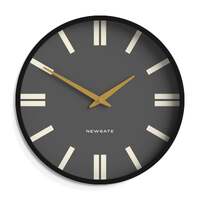 Newgate Universal Wall Clock Plaza Dial Black
