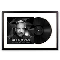 Framed Neil Diamond - Classic Diamonds with the London symphony orchestra - Double Vinyl Album Art