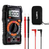 KAIWEETS Digital Multimeter with Case, DC AC Voltmeter, Ohm Volt Amp Test Meter and Continuity Test Diode Voltage Tester for Household Outlet, Automot