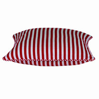 Dandi Red &amp; White Striped Cushion Cover 40x40cm