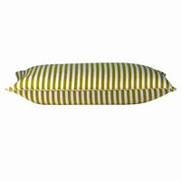 Dandi Mustard Yellow &amp; White Cushion Cover