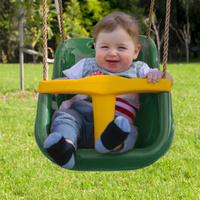 Lifespan Kids Baby Seat - Green &amp; Yellow (Short Rope, 54cm)