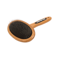 Natural Bamboo Slicker Brush: Cats &amp; Dogs