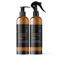 Natural Sensitive Dog Shampoo &amp; Conditioner 2 Pack (Chamomile, Sweet Orange &amp; Rosewood)