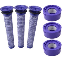 3 X Filter Kits for DYSON V7 (SV11, SV37) &amp; V8 (SV10, SV25) Vacuum Cleaners