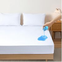 Luxurious Microfibre Terry Toweling Mattress Protector - King