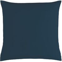 Vintage Washed 100% Cotton European Pillowcase - Luxurious European Pillow Cover - Dark Indigo - 1 Pc