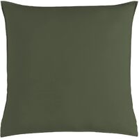 Vintage Washed 100% Cotton European Pillowcase - Luxurious European Pillow Cover - Khaki Green