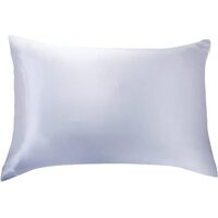 Luxury Pillowcase - 100% Pure Mulberry Silk on Both Sides - Silver