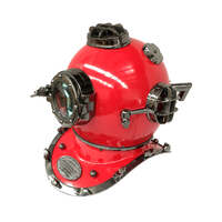 US Navy Mark V Diving Helmet – Red