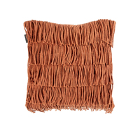 Bedding House Flapper Applique Filled Square Cushion - Terra