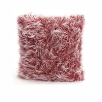 IDC Homewares Virginia Mohair Cushion Red &amp; White