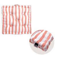 IDC Homewares Coral Stripes Box Cushion 40 x 40 x 10 cm