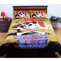 Just Home Pirate&#39;s Cove Quilt Cover Set Double
