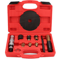 SEDY 10Pc Wheel Lock Removal Tool Kit Wheel Locking Nut Key Remover Kit With Box
