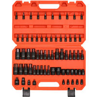 HORUSDY 66Pcs Torx Bit Socket Female External Socket Set Impact Adapter Socket