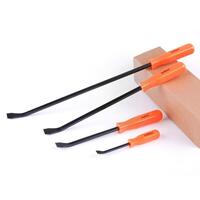 Horusdy 4Pc Steel Pry Bar Set Heavy Duty Mechanic Crowbar Car  4&quot; 7&quot; 12&quot; 17-1/2&quot;