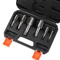 HORUSDY 6Pc NPT Pipe Tap Set Thread Tap Screw Tool 1/8&quot; 1/4&quot; 3/8&quot; 1/2&quot; 3/4&quot; 1&quot;