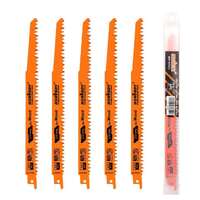 5Pc 9&quot; / 240mm Reciprocating Saw Blades 5TPI Wood Timber Pruning Tool W/T Case