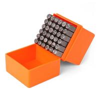 36Pc 6mm Number &amp; Capital Letter Stamp Set Punches Metal Plastic Wood Leather