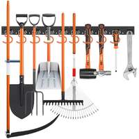 64&quot; Wall Mount Tool Hanger Garden Storage Organizer Mop Broom Holder Hook Pegs