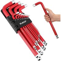ELEAD 13Pc Extra Large Hex Key Set Long Allen Key Wrench Ball End SAE 5/64&quot;-3/4