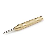 125mm/5&quot; Automatic Centre Punch Adjustable Spring Loaded Metal Drill Tool Glod