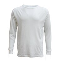 Mens Merino Wool Top Pants Thermal Leggings Long Johns Underwear Pajamas, Men&#39;s Top - Beige, M