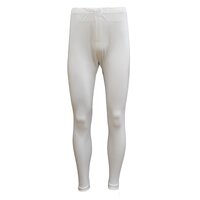 Mens Merino Wool Top Pants Thermal Leggings Long Johns Underwear Pajamas, Men&#39;s Long Johns - Beige, S