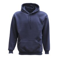Adult Unisex Men&#39;s Basic Plain Hoodie Pullover Sweater Sweatshirt Jumper XS-8XL, Navy, 6XL