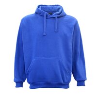 Adult Unisex Men&#39;s Basic Plain Hoodie Pullover Sweater Sweatshirt Jumper XS-8XL, Royal Blue, 6XL