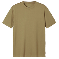 Adult 100% Cotton T-Shirt Unisex Men&#39;s Basic Plain Blank Crew Tee Tops Shirts, Copper, L