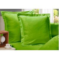 1000TC Premium Ultra Soft European Pillowcases 2-Pack Green