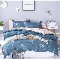 Floral Queen Size Duvet Quilt Cover Set
