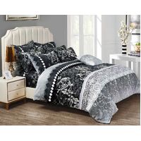 Costa Super King Size Duvet Quilt Cover Set