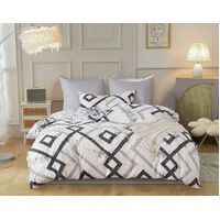 Ashwin Super King Size Quilt/Duvet Cover Set
