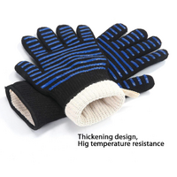 1 Pair Heat Proof Glove blue