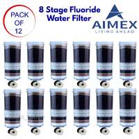 Aimex 8 Stage Fluoride Reduction Water Filter Cartridges x 12