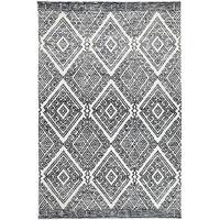 Amritsar Glenfalls Anthracite Tribal Rug 240X330