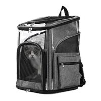 LIFEBEA Cat Pet Carrier Backpack - Dog Puppy Travel Space Carrier Bag - Intimate Design &amp; Easy Access for Pets - Breathable &amp; Soft Backpacks - Ideal U