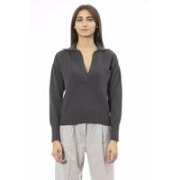 Alpha Studio Women&#39;s Green Wool Sweater - 42 IT