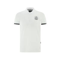 Aquascutum Men&#39;s White Cotton Polo Shirt - S