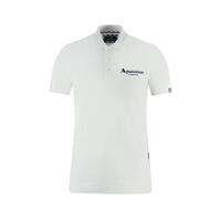 Aquascutum Men&#39;s White Cotton Polo Shirt - S
